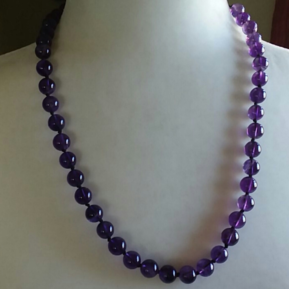 Amethyst Necklace by Designs by Ch Lovin.